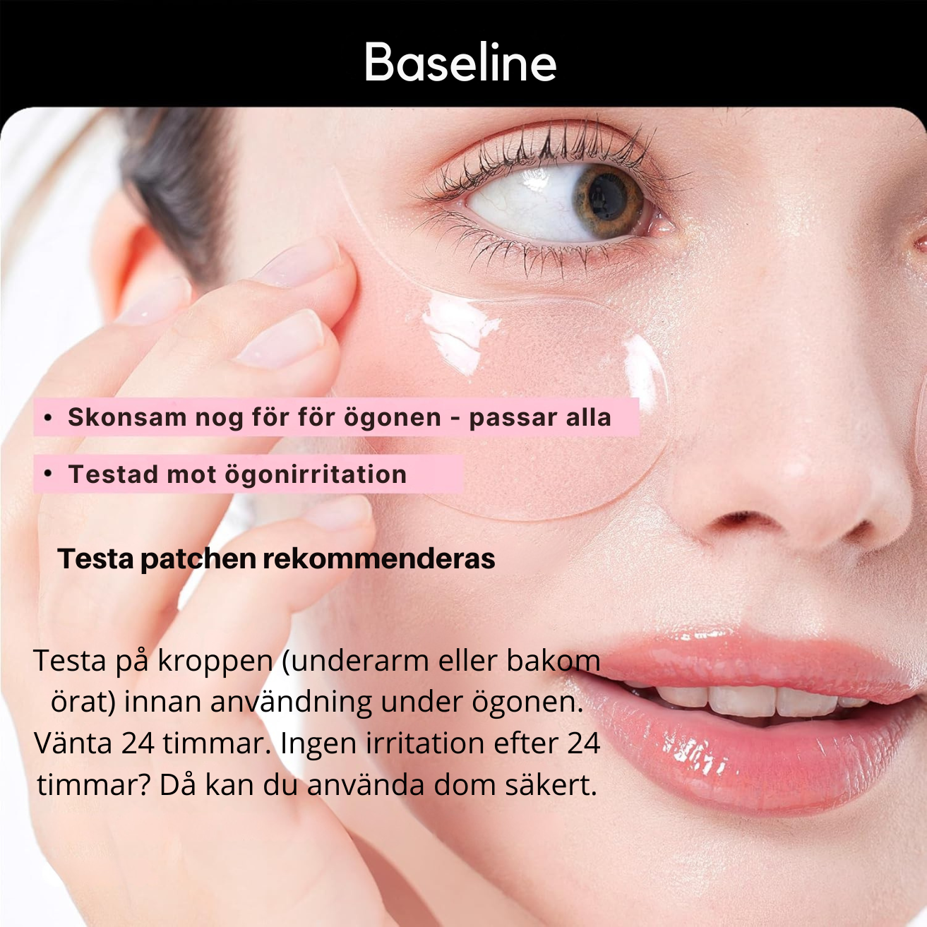Baseline Ögonpatches – Mot Svullnad & Mörka Ringar